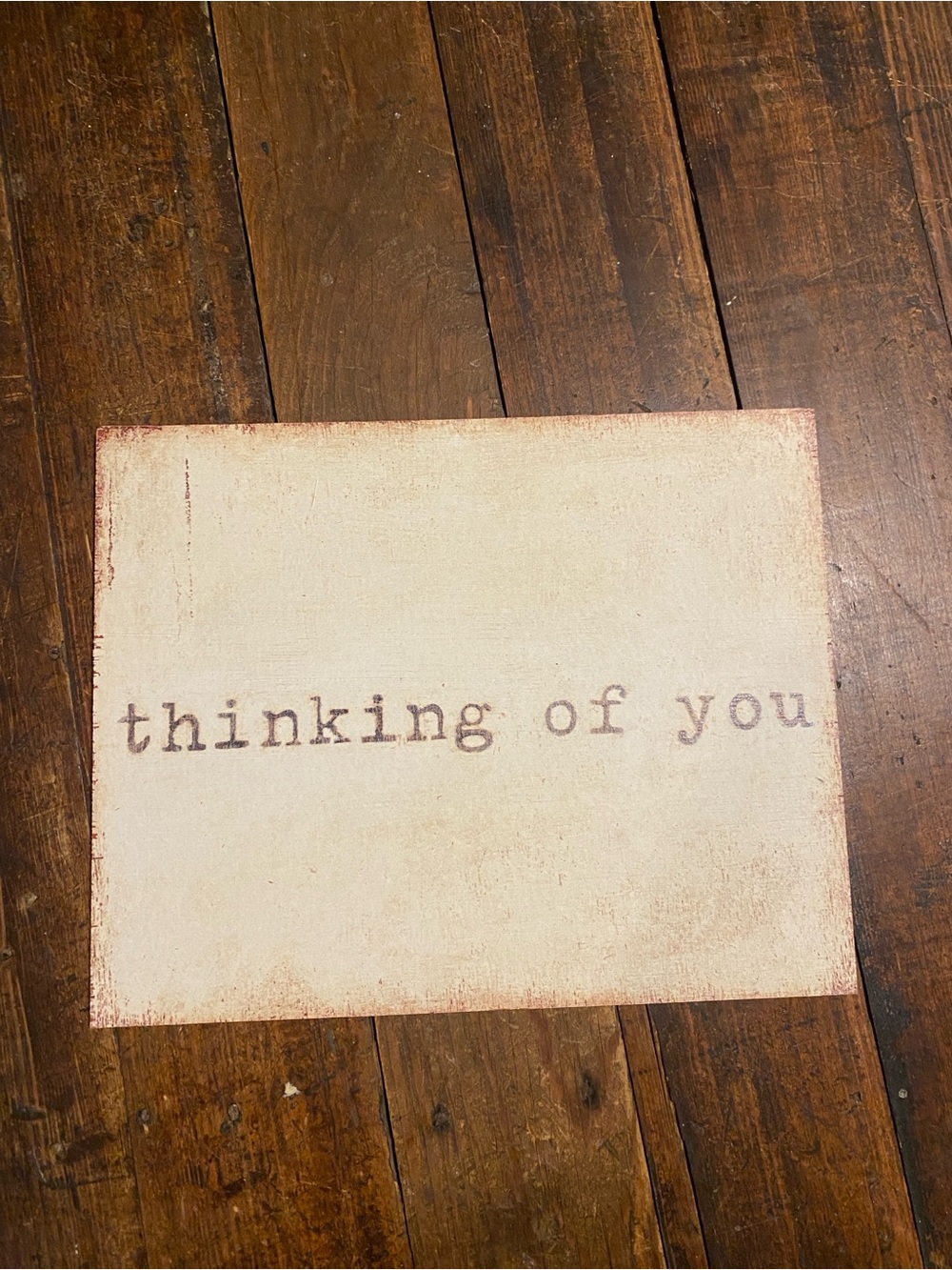 Thinking of You Cream Wall Art Print